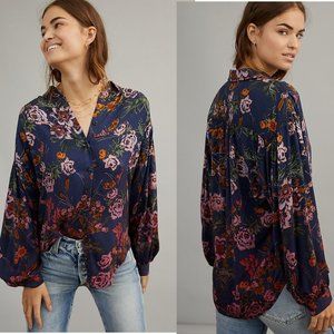 Anthropologie Pilcro Evika Buttondown blouse